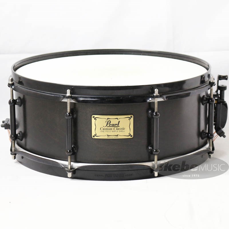 Pearl Custom Classic Snare Drum Limited -Solid Black- CL1455ST/Bの画像